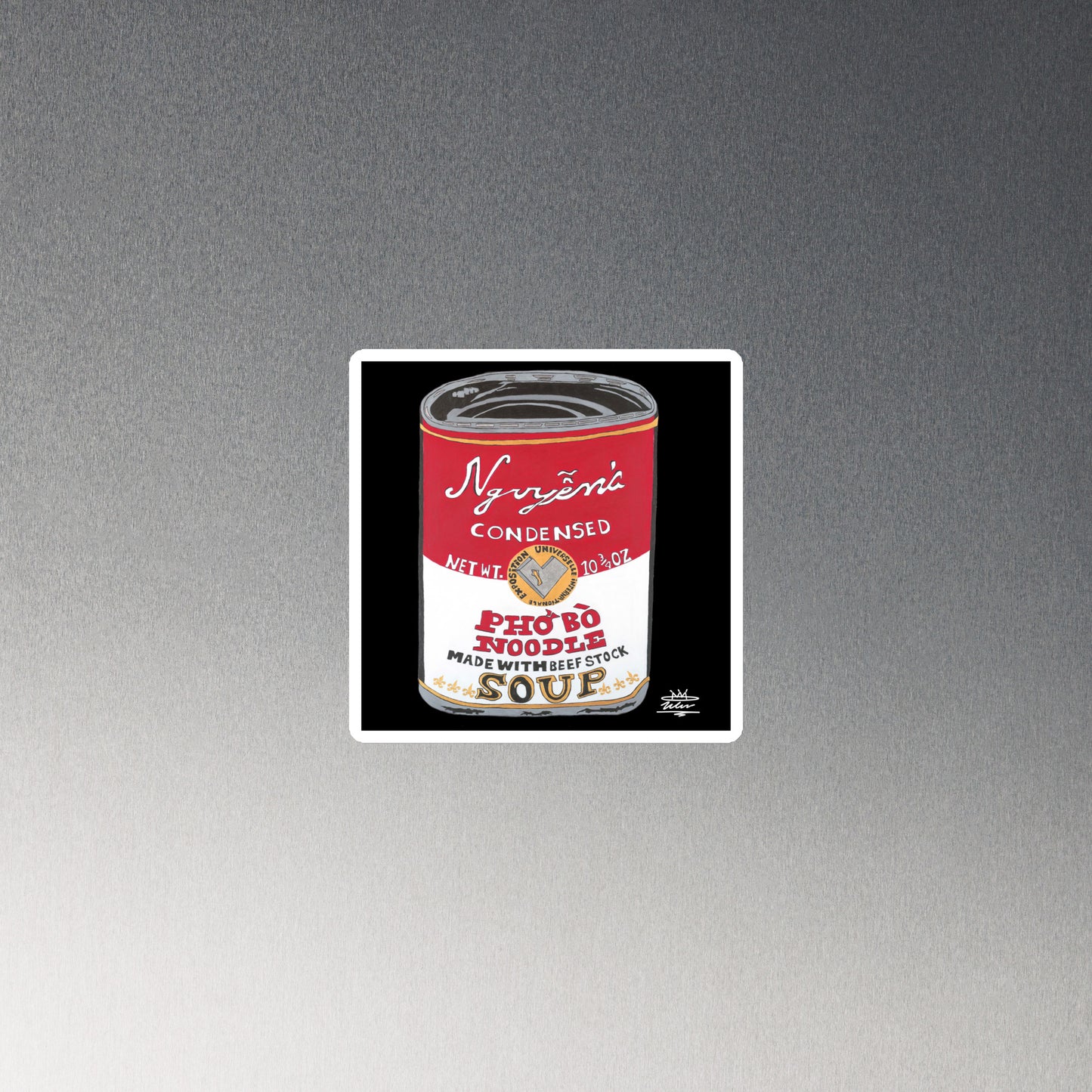 🧲 Nguyen’s Pho Bo Noodle Soup Can Magnets