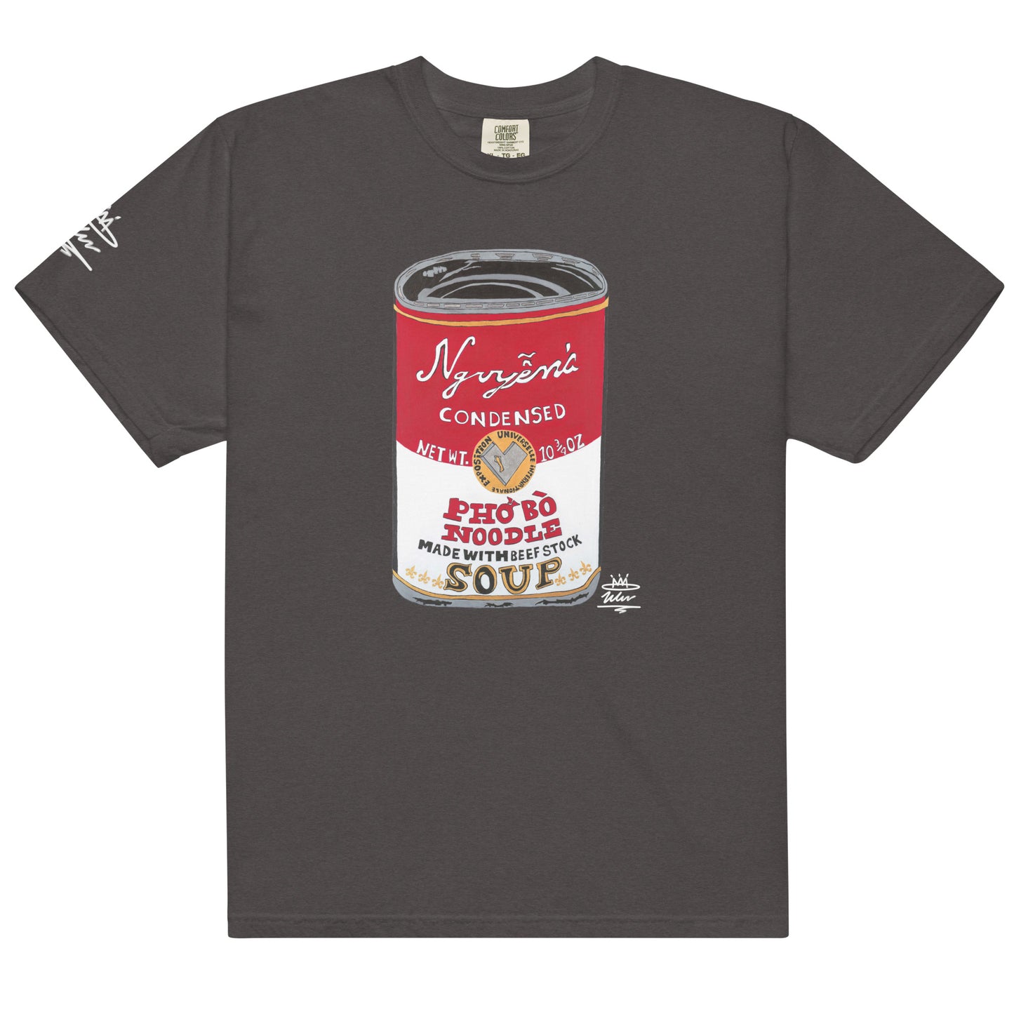 Nguyen’s Pho Bo Noodle Soup Can Open Edition T-Shirt ( White Signature )